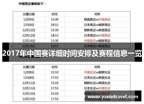 2017年中国赛详细时间安排及赛程信息一览 2017年中国赛详细时间安排及赛程信息一览